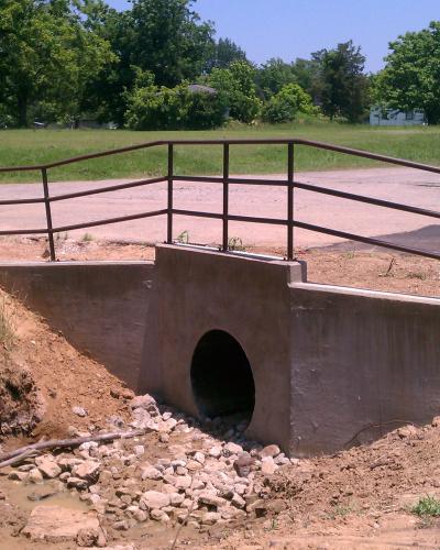 drainage culvert in Avery, TX