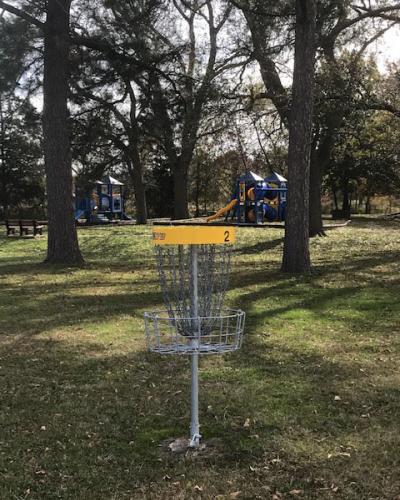 Commerce Centennial Park disc golf in Commerce, TX  