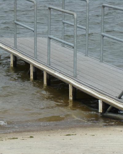 Boat Ramp, Dock, Restrooms, Sidewalks & Parking, Lake Bob Sandlin Boat Ramp