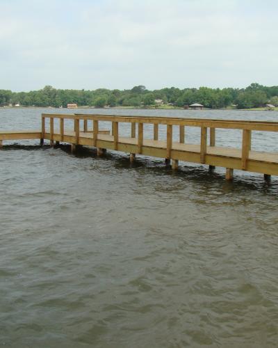 Boat Ramp, Dock, Restrooms, Sidewalks & Parking, Lake Bob Sandlin Boat Ramp