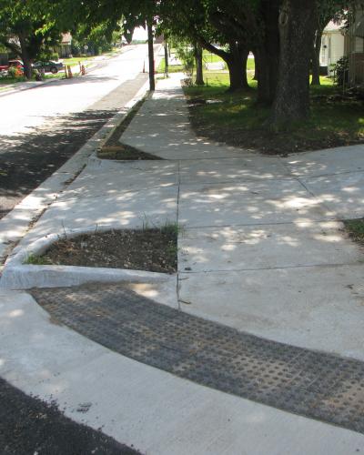 Sidewalk Improvements for Cooper, Walnut, Jackson and Bois D'arc Streets
