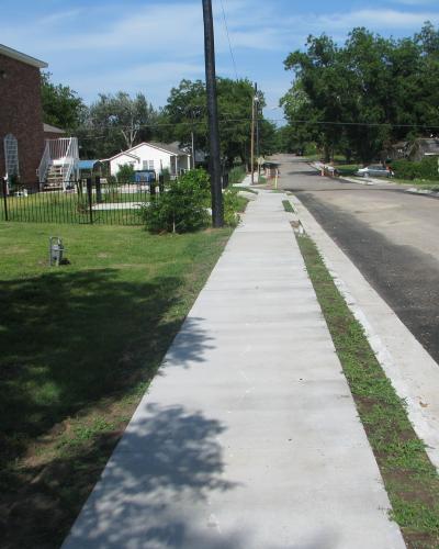 Sidewalk Improvements for Cooper, Walnut, Jackson and Bois D'arc Streets