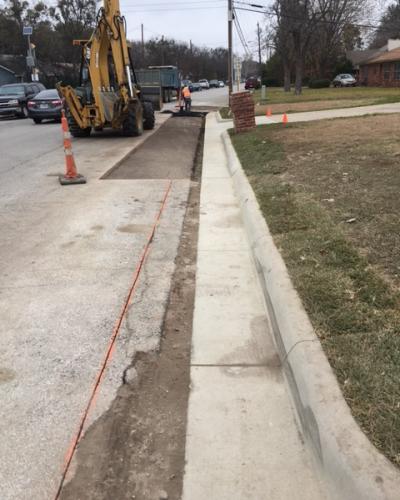 Street Area Water & Sanitary Sewer Line Improvements