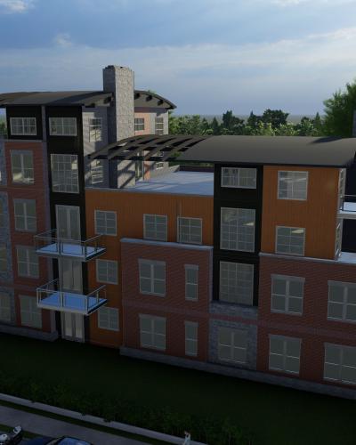Apartment Building Rendering