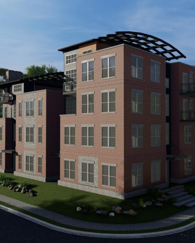 Apartment Building Rendering