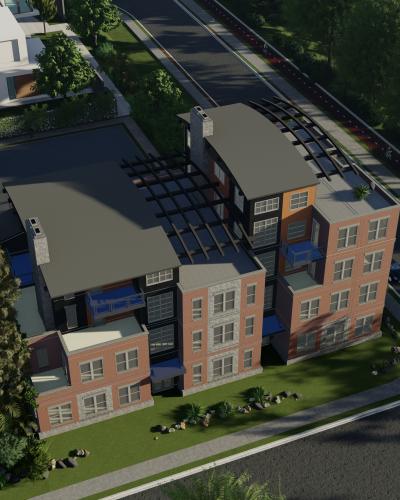 Apartment Building Rendering