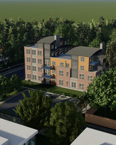 Apartment Building Rendering